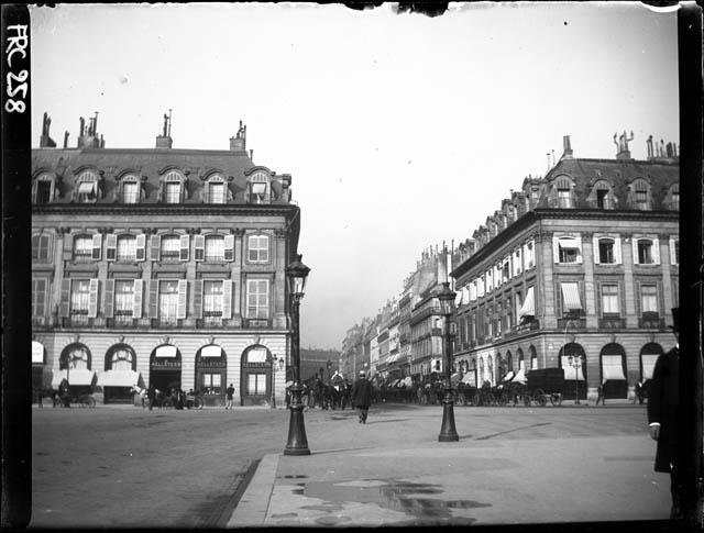 Parigi - Avenue de l'Opéra (negativo) di Rossi, Giovanni Battista (XX)
