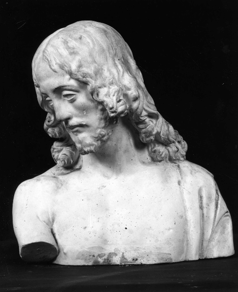 busto di Cristo (calco di scultura) di Lelli Oronzio (bottega) (ultimo quarto sec. XIX)