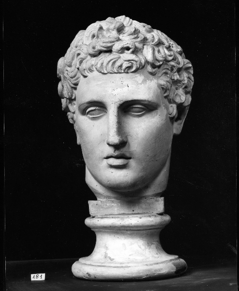 Hermes del Belvedere, Hermes (calco di scultura) di Lelli Oronzio (bottega) (ultimo quarto sec. XIX)