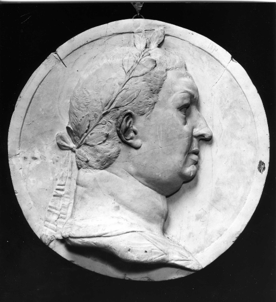 Imperatore romano (calco) di Lelli Oronzio (bottega) (ultimo quarto sec. XIX)