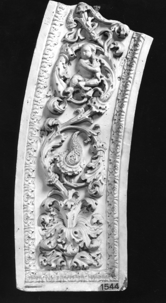 motivi decorativi a girali di acanto (calco) di Lelli Oronzio (bottega) (ultimo quarto sec. XIX)