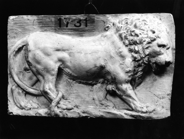 leone (calco) di Lelli Oronzio (bottega) (ultimo quarto sec. XIX)