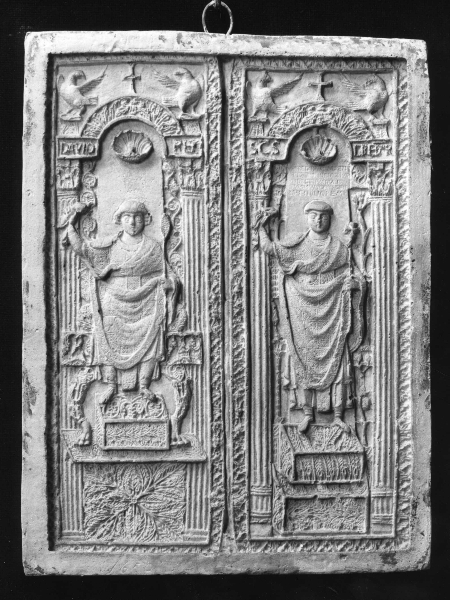 Re David e San Gregorio (calco) di Campi Carlo (bottega) (sec. XIX)