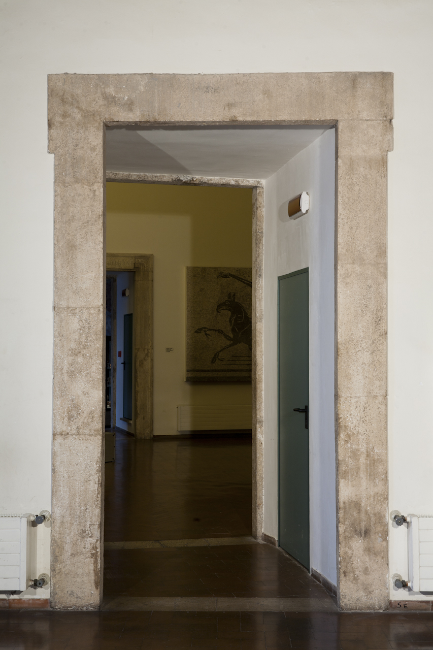 mostra di porta, opera isolata - ambito laziale (XVII)