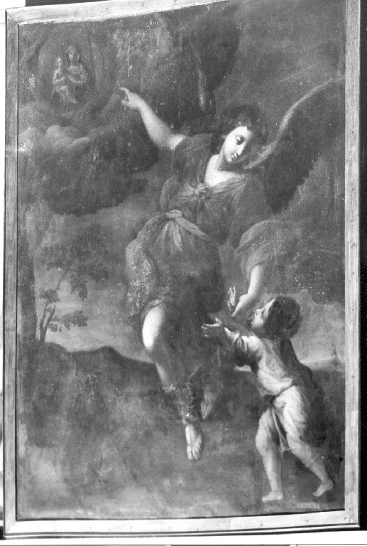 angelo custode (dipinto) - ambito viterbese (sec. XVII)