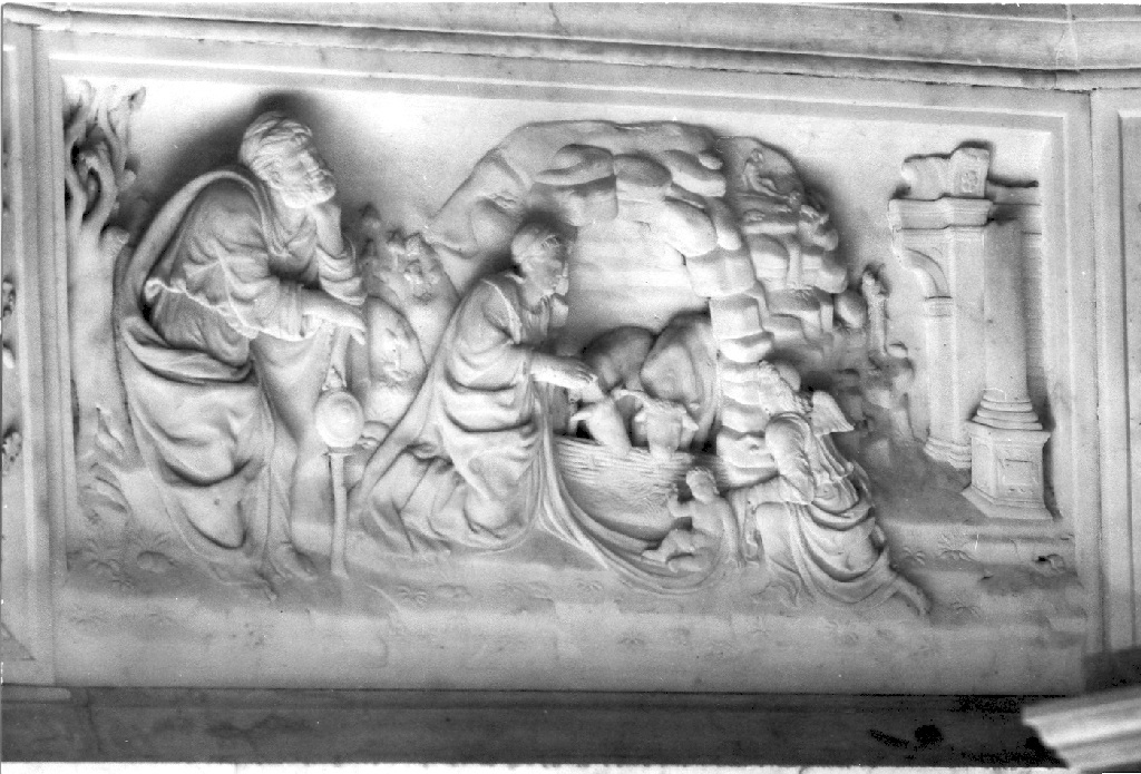 natività di Gesù (rilievo) di Bregno Andrea (sec. XV)