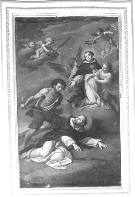 martirio di San Pietro Martire (pala d'altare) - ambito laziale (fine sec. XVIII)
