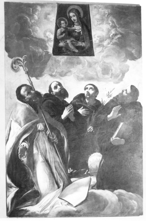Madonna della Quercia e santi (pala d'altare) - ambito viterbese (sec. XVIII)