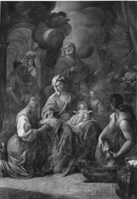 nascita di Maria Vergine (dipinto) - ambito laziale (sec. XVIII)