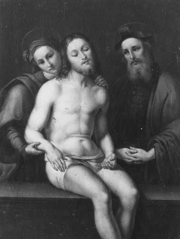 compianto sul Cristo morto (dipinto) di Draghi Filippo (prima metà sec. XIX)