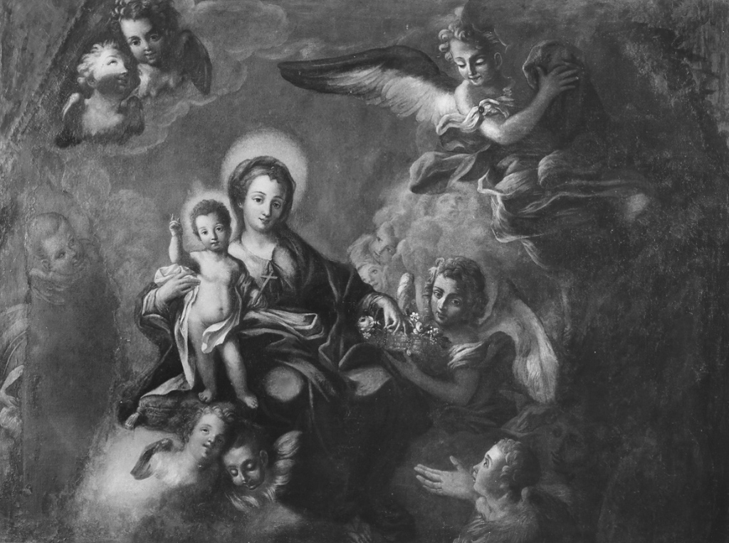 Madonna del Rosario (dipinto) - ambito laziale (sec. XVIII)