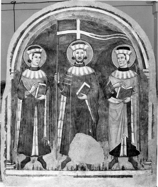 Santi martiri (dipinto) - ambito laziale (sec. XIV)