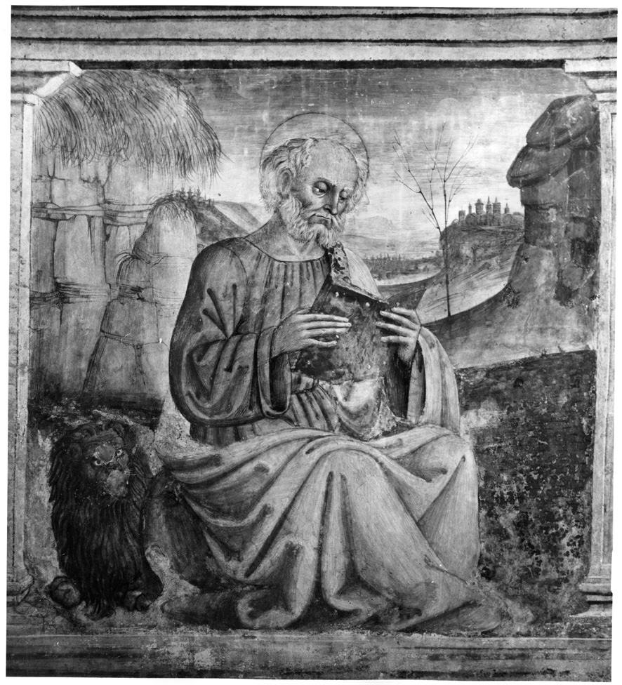 San Marco Evangelista (dipinto, serie) - ambito umbro (sec. XVI)