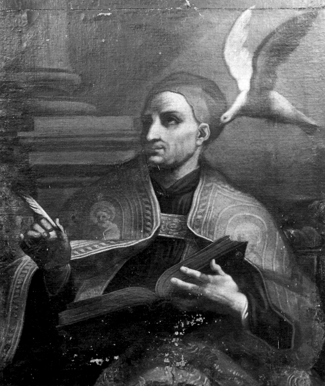San Gregorio Magno (dipinto) - ambito romano (prima metà sec. XVII)