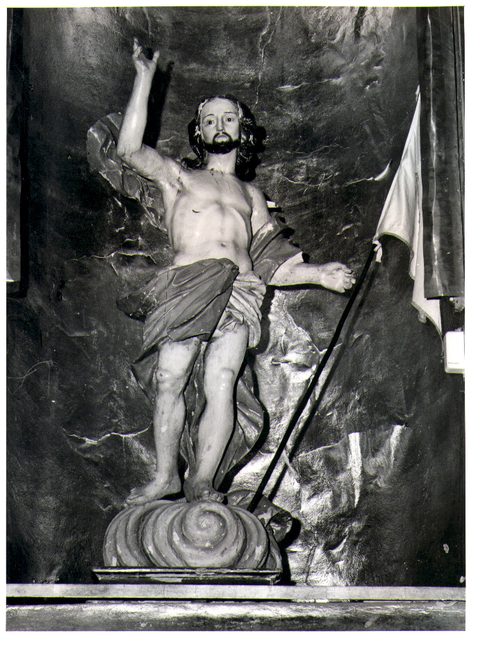 Cristo risorto benedicente (scultura) - bottega Italia meridionale (ultimo quarto sec. XVIII)