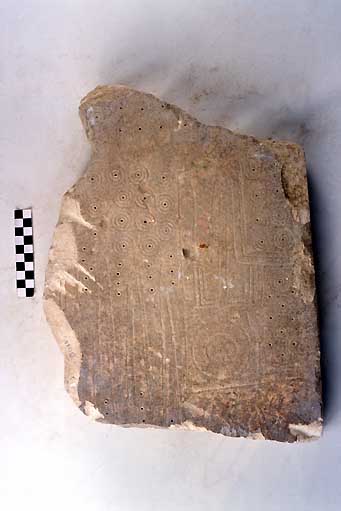 STELE/frammento, Nava, tipo II - produzione daunia (secc. VII/ VI a.C)