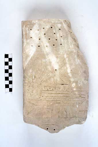 STELE/frammento, Nava, tipo I - produzione daunia (secc. VII/ VI a.C)