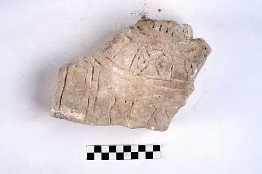 STELE/frammento, Nava, tipo V a - produzione daunia (secc. VI/ V a.C)