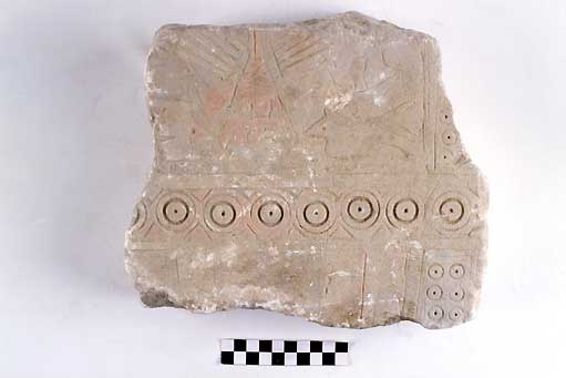 STELE/frammento, Nava, tipo II - produzione daunia (secc. VII/ VI a.C)