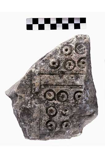 STELE/frammento, Nava, tipo I - produzione daunia (secc. VII/ VI a.C)