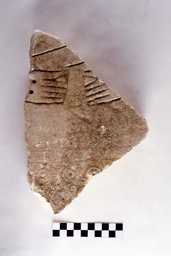 STELE/frammento, Nava, tipo II - produzione daunia (secc. VII/ VI a.C)