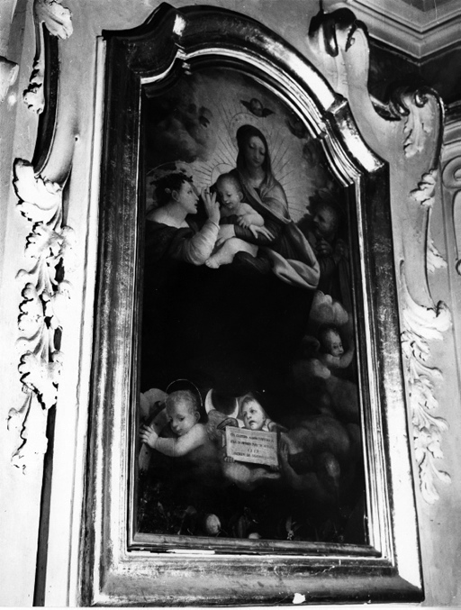 Nozze mistiche di S.Caterina d'Alessandria (positivo) di Francesco "Cicciotto" Caso (seconda metà XX)