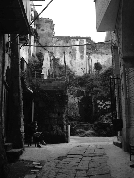 Cortile-Nocera Inferiore (negativo) di Francesco "Cicciotto" Caso (seconda metà XX)