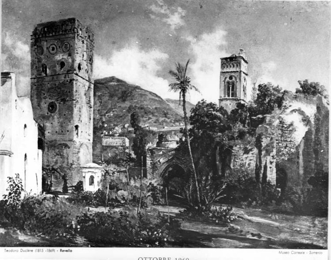 Duclère, Teodoro. Ravello - Sorrento - Museo Correale (positivo) di Francesco "Cicciotto" Caso (seconda metà XX)