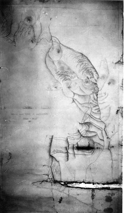 Cartografia a stampa - riproduzioni fotografiche (positivo) di Francesco "Cicciotto" Caso (seconda metà XX)