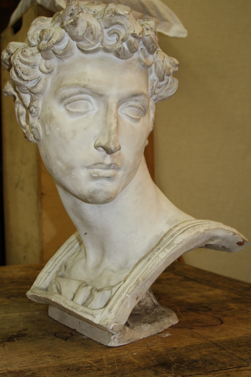 ritratto di Giuliano de' Medici duca di Nemours (scultura) - produzione toscana (sec. XIX)