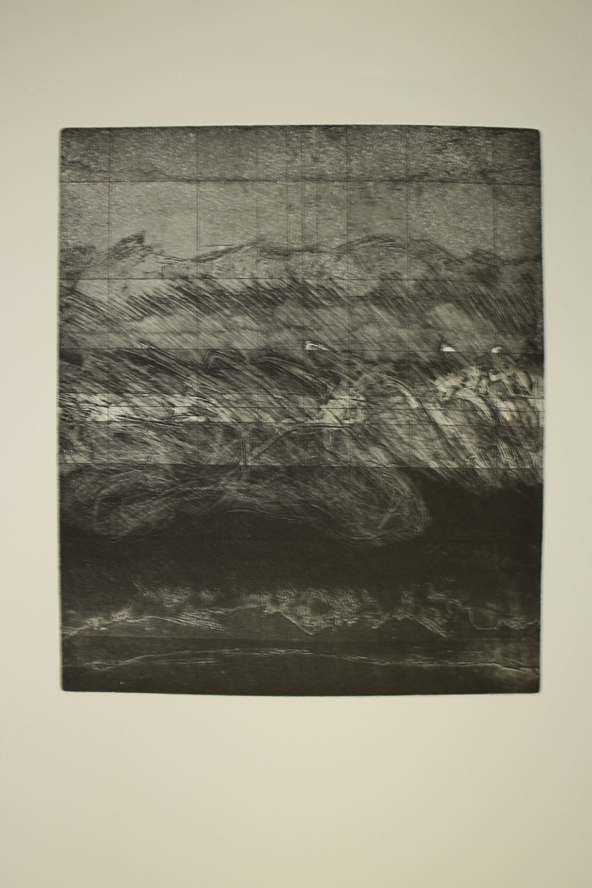 paesaggio marino (stampa) di Takahashi Noriaki (seconda metà sec. XX)