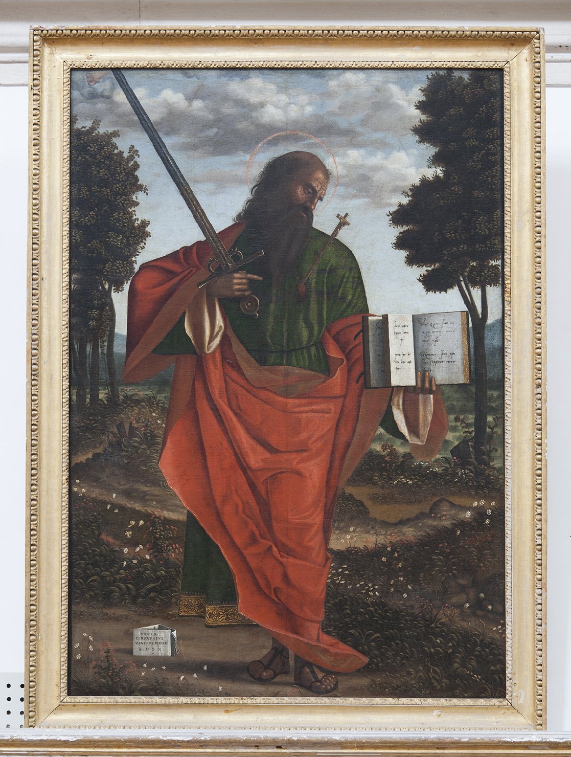 San Paolo (dipinto, opera isolata) di Carpaccio Vittore (primo quarto sec. XVI)