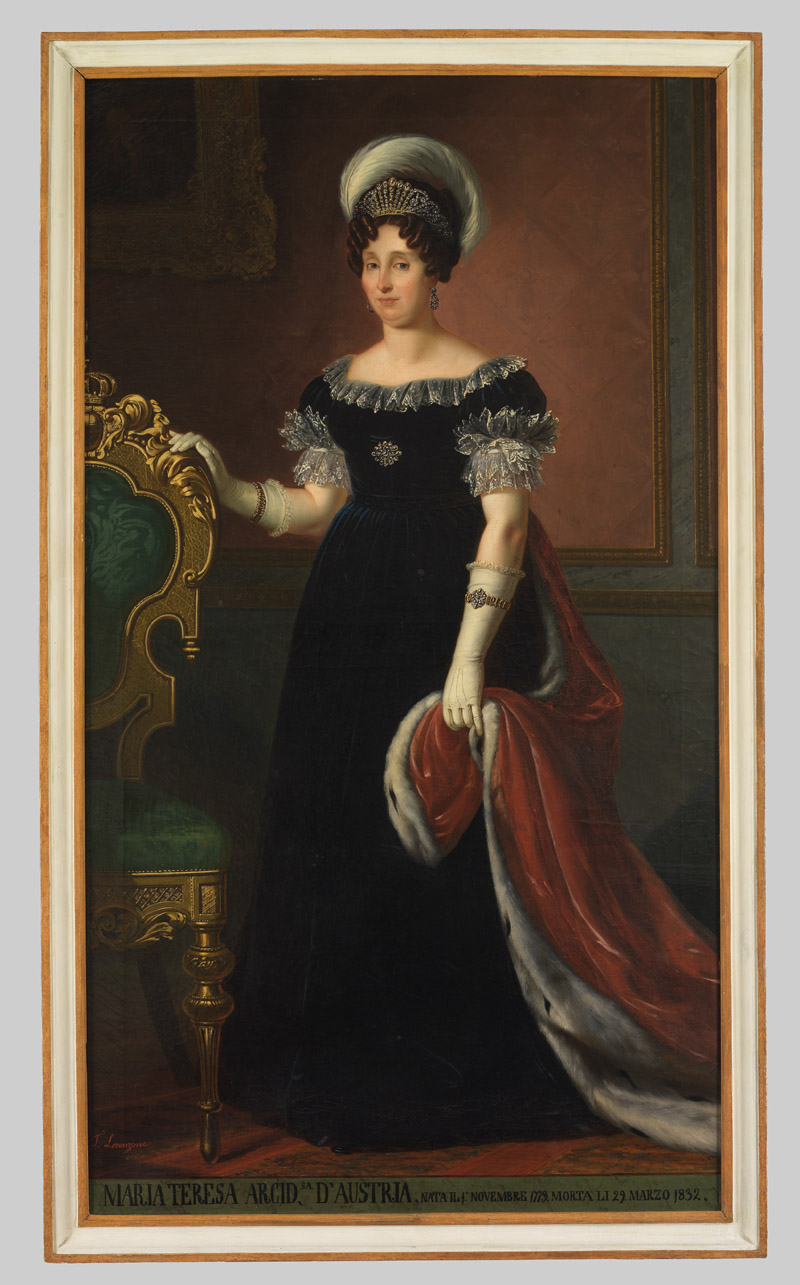 ritratto di Maria Teresa d'Austria-Este (dipinto) di Lorenzone Tommaso (attribuito) (seconda metà sec. XIX)