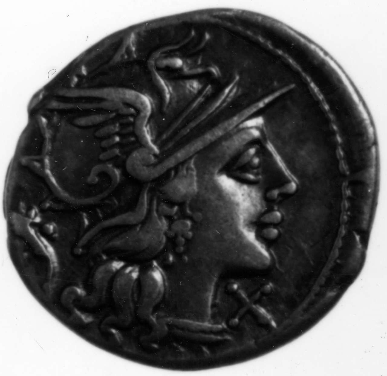 moneta - denario - scuola italica (sec. II)