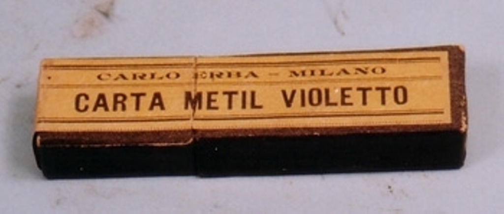 indicatore, carta metil violetto (metà sec. XX)