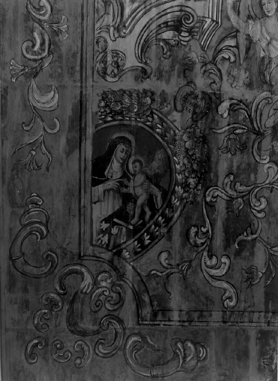 Annunciazione (soffitto, opera isolata) di Santanna Cristoforo (sec. XVIII)