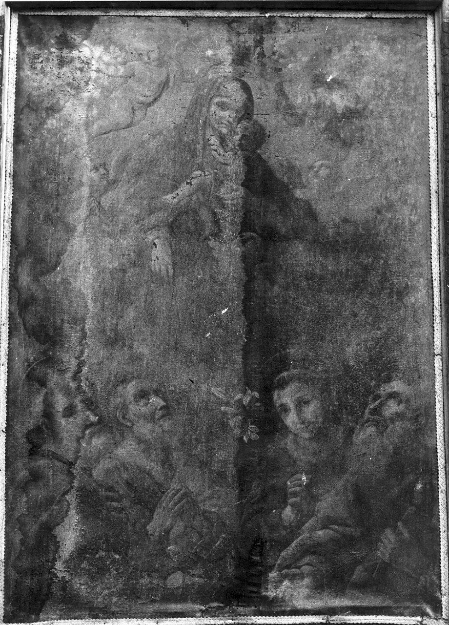 Madonna del Carmelo e Santi, Madonna del Carmelo e Santi (dipinto) - ambito Italia meridionale (secc. XVI/ XVII)
