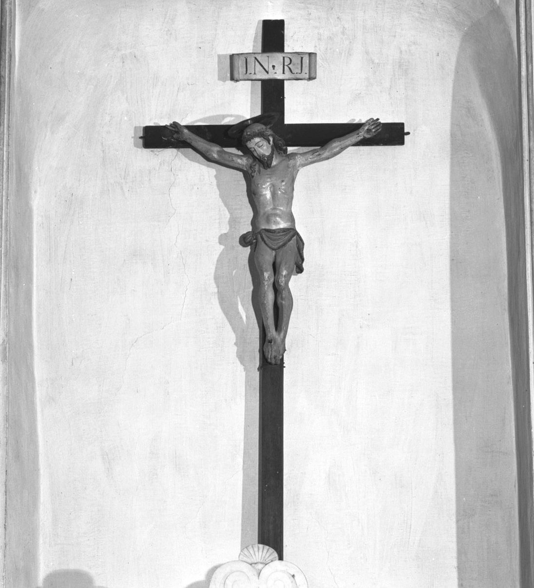 Cristo crocifisso (crocifisso) - bottega toscana (secc. XVIII/ XIX)