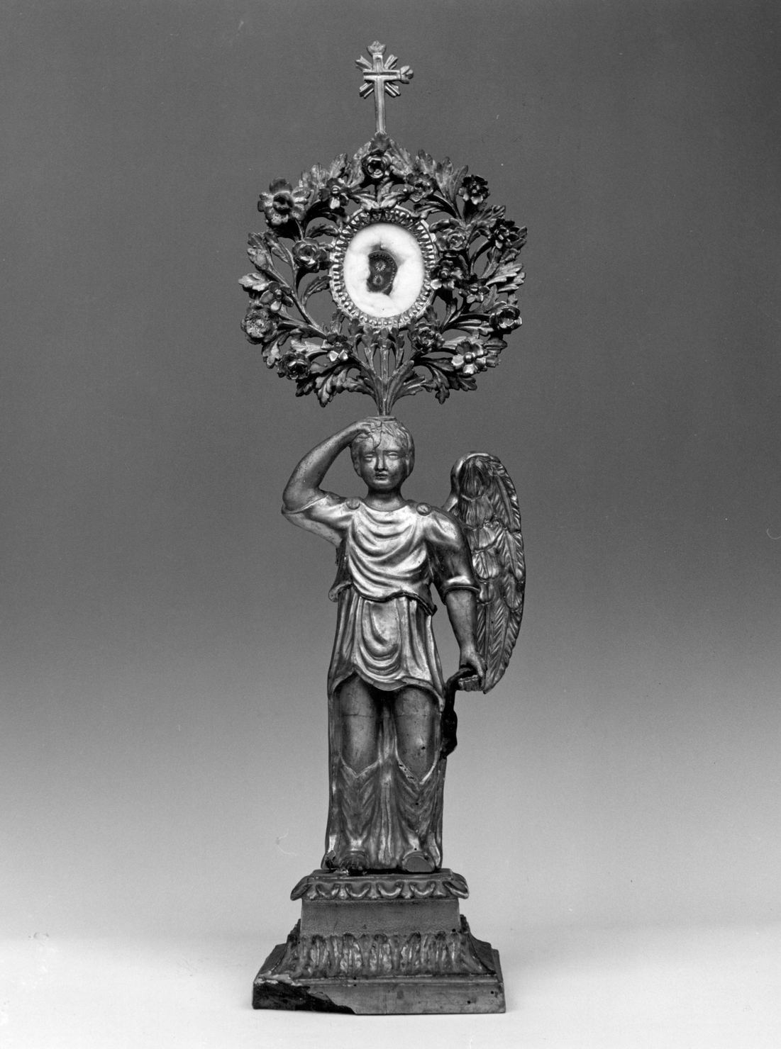 angelo (reliquiario - a statuetta) - bottega toscana (prima metà sec. XIX)