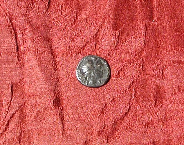 moneta - denario - Roma antica (fine sec. I a.C)