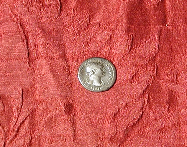 moneta - denario - Roma antica (inizio sec. II d.C)