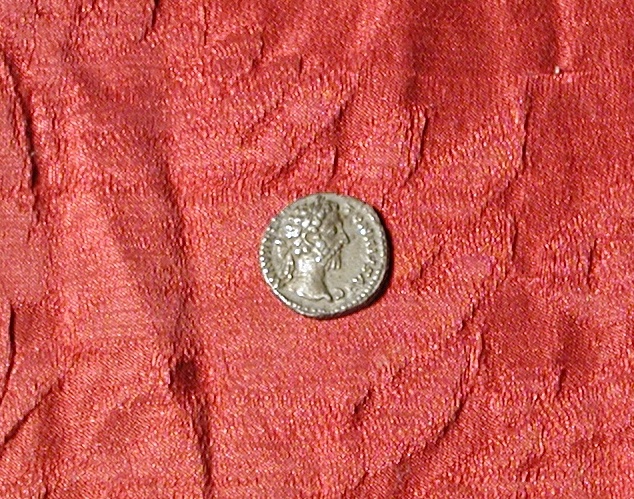 moneta - denario - Roma antica (terzo quarto sec. II d.C)