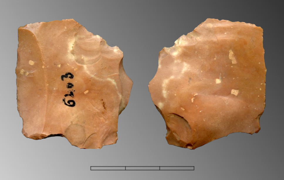 raschiatoio denticolato, carenoide (Paleolitico superiore)