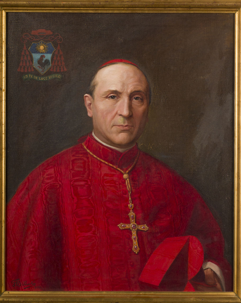 Ritratto del cardinale Aurelio Galli (dipinto) di Ballester Federico (primo quarto sec. XX)