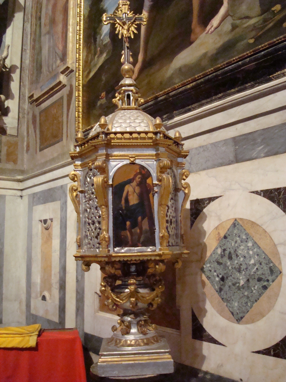 tabernacolo - a tempietto di Baglioni Bartolomeo detto Baccio d'Agnolo - manifattura fiorentina (seconda metà sec. XVI, sec. XVII)