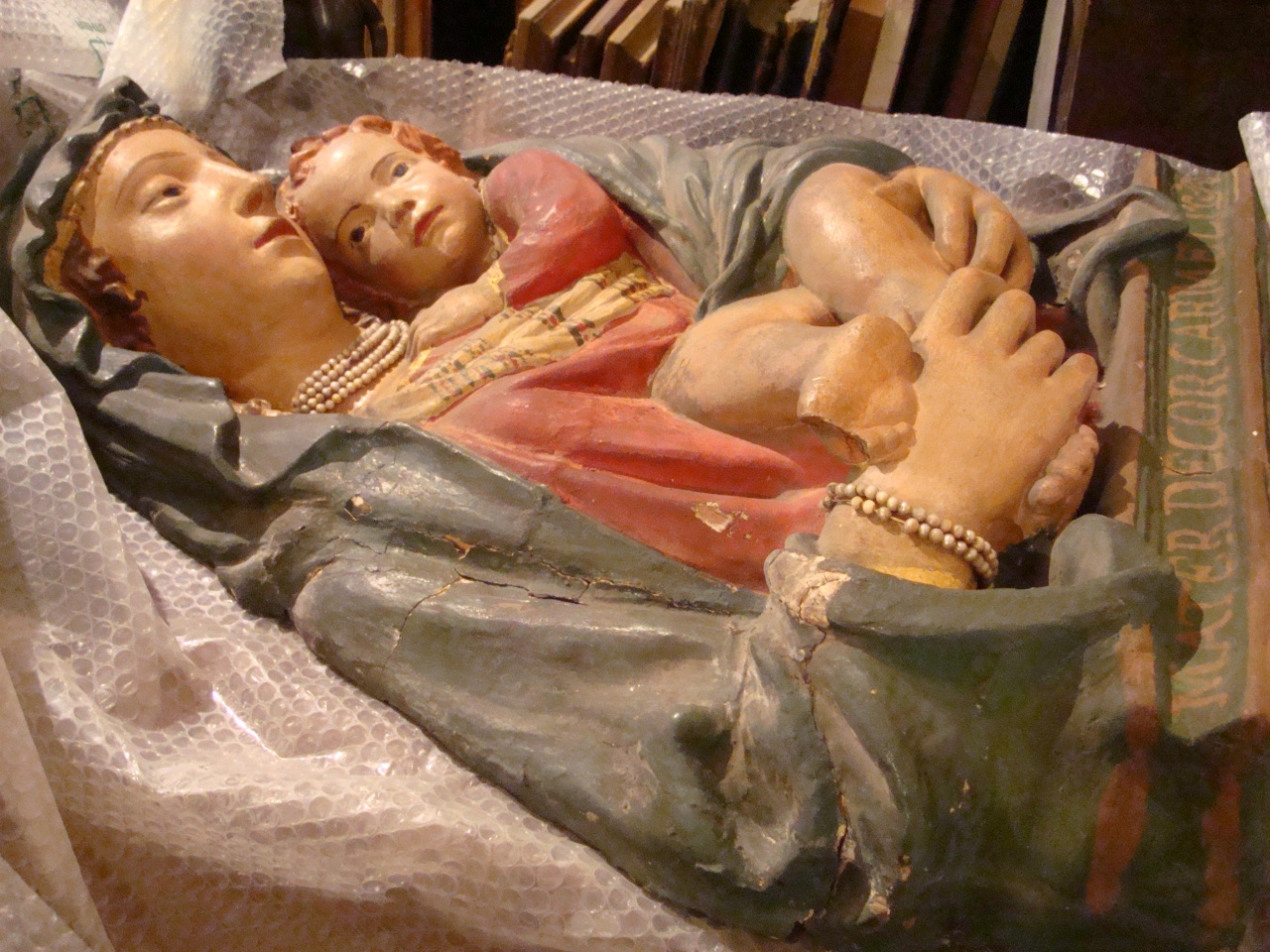 Madonna con Bambino (rilievo) di Ghiberti Lorenzo (maniera) (seconda metà sec. XV)