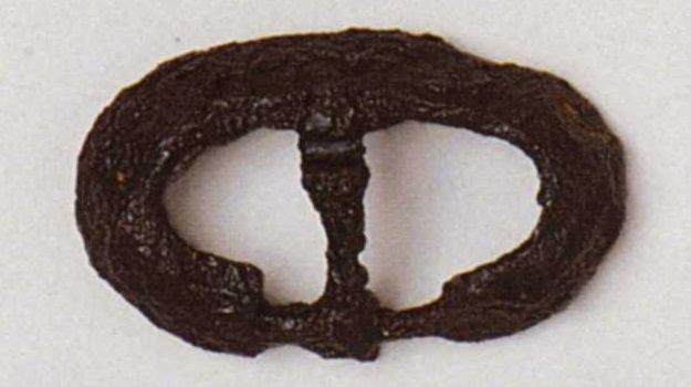 Fibbia di cintura, anello ovale - ambito romano (sec. VII d.C)
