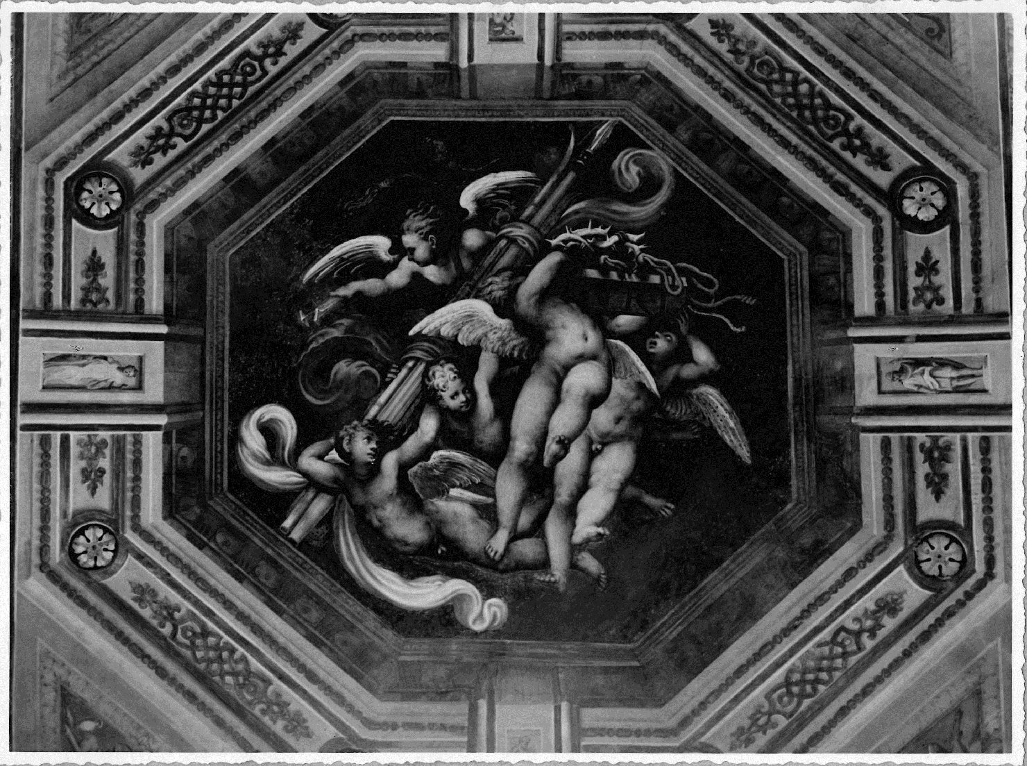 Architettura - Chiese - Apparati ornamentali - Cremona (positivo) di Giovanni Negri (studio) (XIX/ XX)