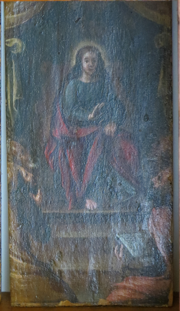 disputa di Gesu' con i dottori del tempio (dipinto, elemento d'insieme) - ambito italiano (sec. XVII)