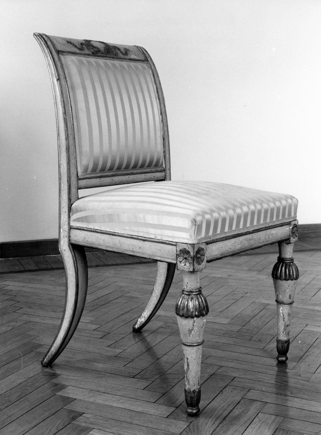 sedia, serie - manifattura toscana (fine/ inizio secc. XVIII/ XIX)